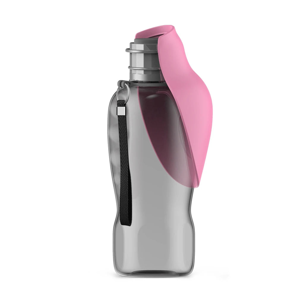 800ml Portable Dog Water Bottle for Walks, Hiking & Travel