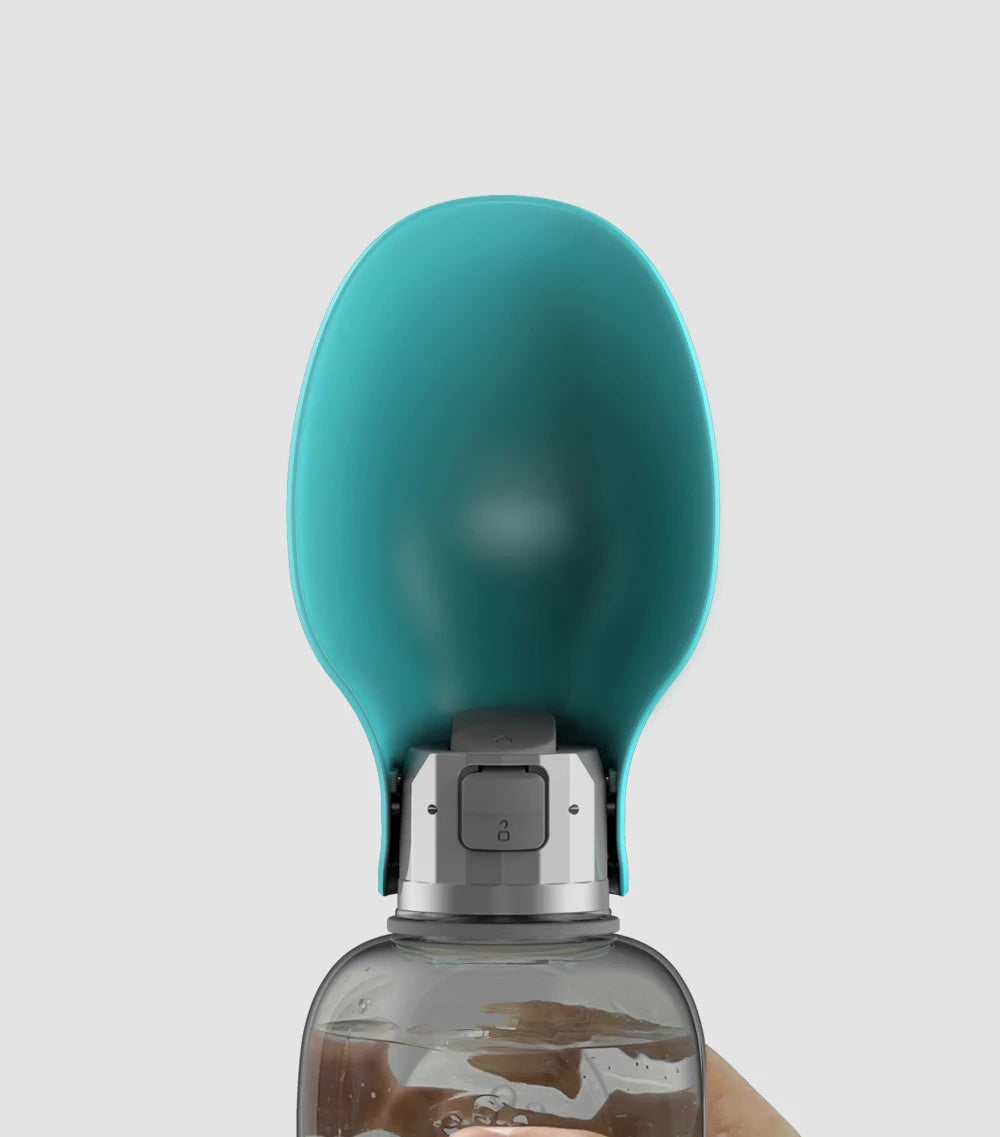 800ml Portable Dog Water Bottle for Walks, Hiking & Travel